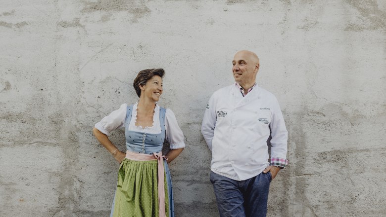 Gastgeber Sonja und Hubert Kalteis, © NÖW Sophie Menegaldo