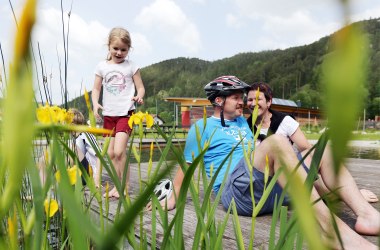 Familienausflug am Traisental Radweg, © Mostviertel Tourismus, weinfranz.at