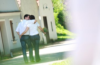 Herrlicher Spaziergang in der Traisentaler Weinstraße, © Mostviertel Tourismus, weinfranz.at