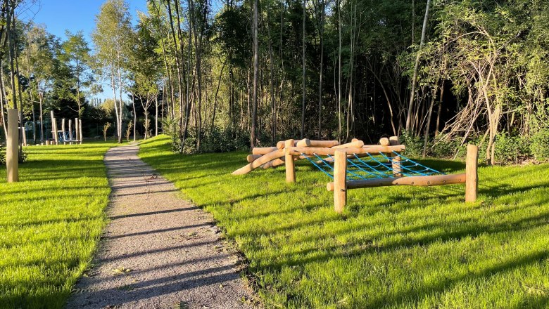 Bewegungspark_Kletterstation f&uuml;r Gleichgewichts&uuml;bungen (c) Daniela Trauninger, &copy; Daniela Trauninger